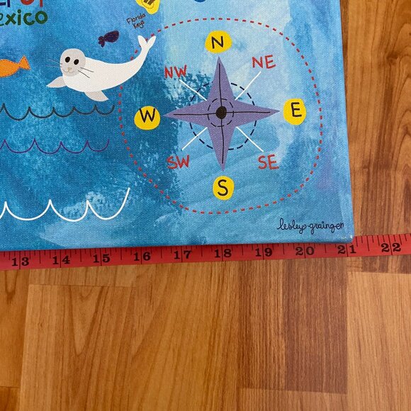 Oopsy Daisy Too Fine Art for Kids, America the Beautiful Canvas 21" x 21" - Picture 8 of 9